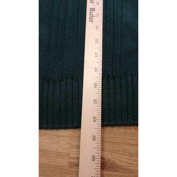 Vintage Gant Sweater Mens Sz Extra Large Cable Knit Green Pullover Embroidered - Picture 11 of 15